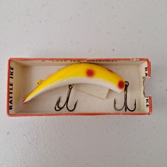 Lazy Ike Other - Vintage 1970's LAZY IKE #3 Fishing Lure *In Wrong Box* MADE IN USA